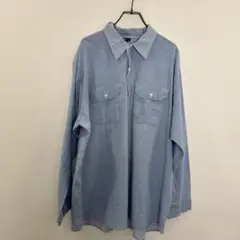 MADE IN USA BIG BEN ライトブルー 長袖 シャンブレーシャツ