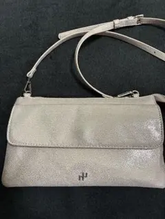 ニコアンド.シルバー ショルダーバッグ