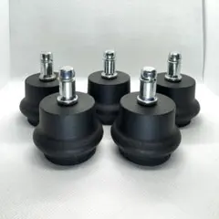 オフィスチェア用 固定脚 シャフト径11mm× シャフト長22mm　5個セット
