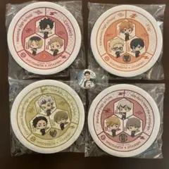 くら寿司　ハイキュー　寿司皿4種　缶バッチ