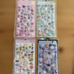 ぷくぷくシール 3Dシール 立体シール デコシール