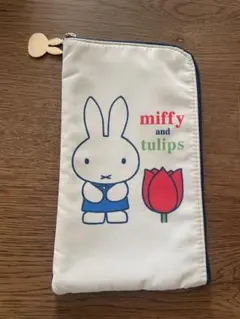 ミッフィー チューリップ ポーチ ネイビー