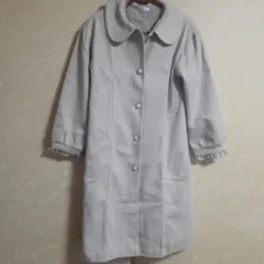axes femme 薄い グレー ロングコート 1月31日迄のオークション