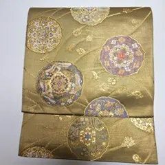 V3205 ○高級 正絹 唐織 六通 袋帯 華文 花文 - メルカリ