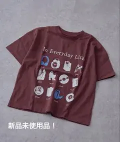 CIAOPANIC TYPY Tシャツ 110cm ボルドーのサムネイル