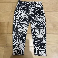 ZARA モノトーン葉柄パンツ 2-3year 98cm
