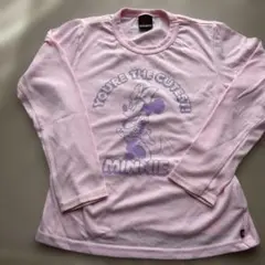 ベビードール ミニーマウス プリント 長袖Tシャツ 130