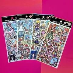 セリア TOPPING LAB シール 2セット キラりんギャルズシリーズ