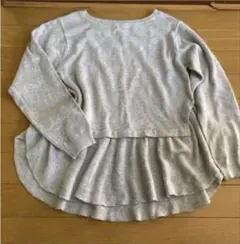 InterPlanet グレーフレアニット 長袖