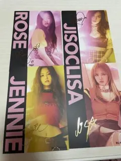 blackpink fc限定 サイン入り
