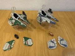 スターウォーズ ジェダイインターセプター ガチャ 青・緑