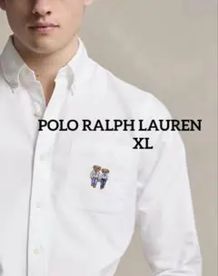 希少POLO RALPH LAUREN ポロベア シャツ XL ラルフローレン