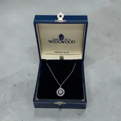 WEDGWOOD ネックレス マーガレット シルSV925 ヴィンテージ 箱付 