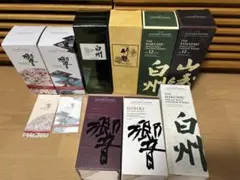 山崎、白州、響、竹鶴空箱9枚まとめ、中身無しのサムネイル