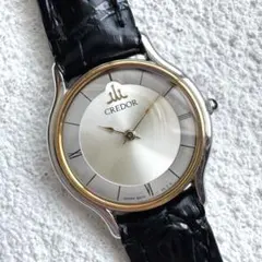 SEIKO クレドール 5A74-0020 18Kベゼル 稼動 メンズ 腕時計 - メルカリ