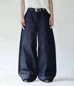 RIGIDBAGGYDENIMダブルポケットスラブリジットデニム 写真追加のサムネイル
