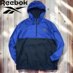 02M700◯ 90s Reebok ハーフジップ アノラックパーカー スケボー