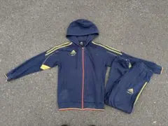【adidas】アディダス トラックスーツ セットアップ ネイビー×ゴールド