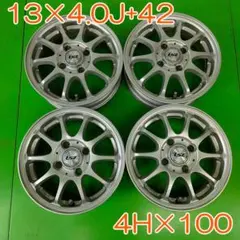 G-Mach 13×4.0J+42 PCD 4H×100 YH510 - メルカリ