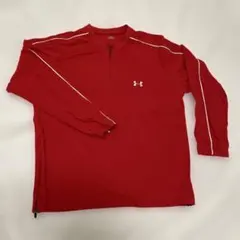 Under Armour ハーフジップ長袖ジャケット LGサイズ レッド
