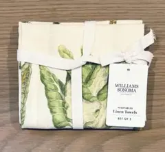 WILLIAMS SONOMA リネンタオル 2枚セット未使用
