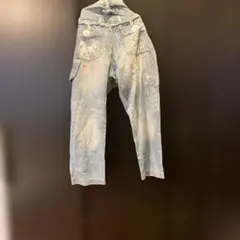 刺繍入りデニムパンツ　レディース