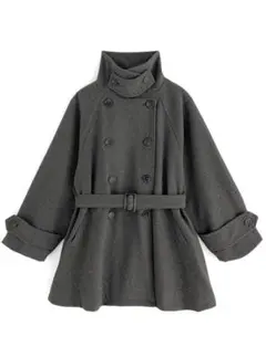 GRL ベルト付きマルチWayフェイクウールコート