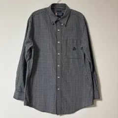 CHAPS 長袖シャツ チェック柄 コットン混 Mサイズのサムネイル