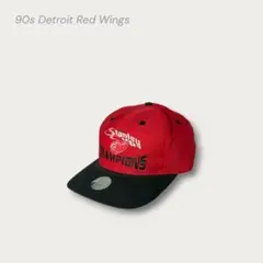 90s Detroit Red Wings cap 優勝記念 希少 ビンテージのサムネイル