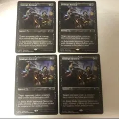 mtg 英語 4枚セット 戦略的裏切り プロモ