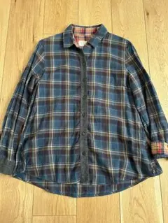 ミディウミ MidiUmi チェックシャツ カシュクール 長袖