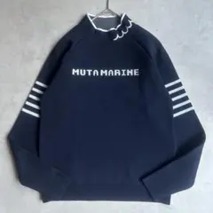 MUTA MARINE ムータマリン　モックネック　長袖　メンズ　ネイビー　6 muta（ムータ） muta MARINE マリン ウォームストレッチポンチ モック