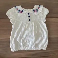 petit jam ベビー トップス 80cm 花柄刺繍のサムネイル