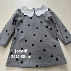 jacadi 24M 88cm ドット　ワンピース
