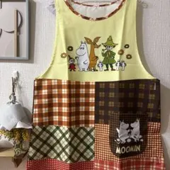 セール中♡【新品】ムーミンエプロン　ブラウンのサムネイル