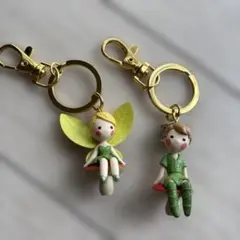 ティンカーベル ピーターパン キーホルダー 2点セット
