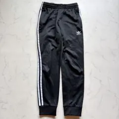 adidas ブラック ジャージ パンツ スリーライン Sのサムネイル