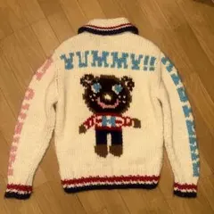 希少✨HYSTERIC GLAMOUR   カウチンニット　ドーナッツベア HYSTERIC GLAMOUR - 希少✨HYSTERIC GLAMOUR カウチンニット