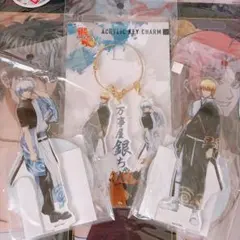 銀魂 坂田銀時 金時 アクリルスタンド アクリルキーホルダー セット