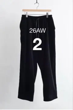 【新品】 comoli 26aw コーディロイ ドローストリングパンツ 2