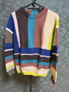 Paul Smith マルチカラー ストライプ ニット