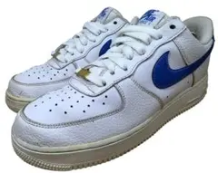 ナイキエアフォース1スニーカー白青27cm DM2845100AF1ローのサムネイル
