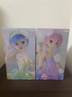 【新品未開封】Re:ゼロ フラワードレス レム ラム 2種セット リゼロ
