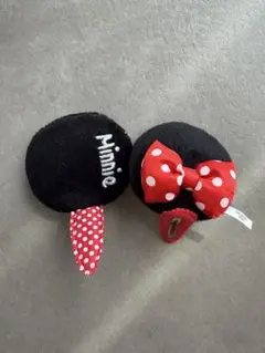 ディズニー ミニー ヘアクリップ 2個セット