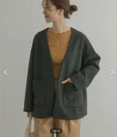 新品　アーバンリサーチドアーズ　スライバーガウンコート