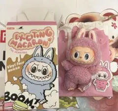 ☆結空☆【正規】ラブブ マカロン ブラウン　ピンク2点セット 2025年最新】labubu マカロン ピンクの人気アイテム - メルカリ