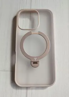 TORRAS iPhone 16 pro 用 半透明ケース マグネットリング付き