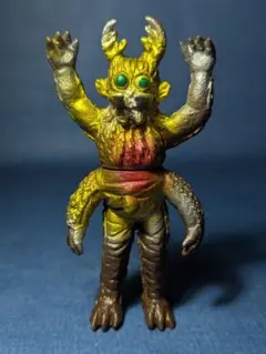 グリコ おまけ ゴジラ 火吹き 二体(黄-緑)昭和レトロ ヴィンテージ