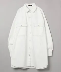 JEANASIS ジーナシス　アソートデニムBIGシャツジャケット　ホワイト加工
