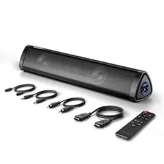 LFS PC スピーカー Bluetooth 20W出力 サウンドバー重低音 - メルカリ